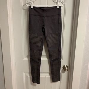 Dark Heather Grey Alo Moto leggings